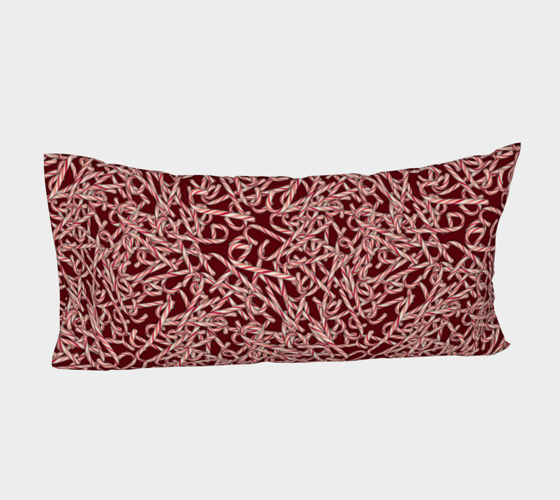 Candy Cane Pattern Bed Pillow Sleeve