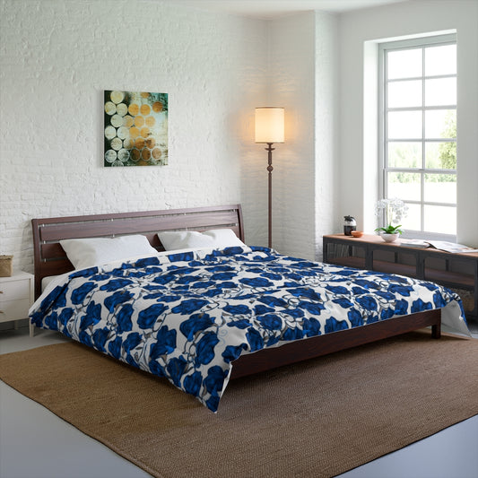 Blue Roses Comforter