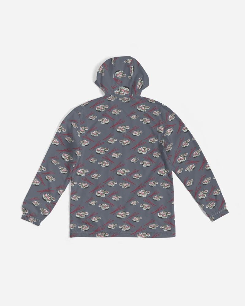 Sushi Pattern Men's Windbreaker