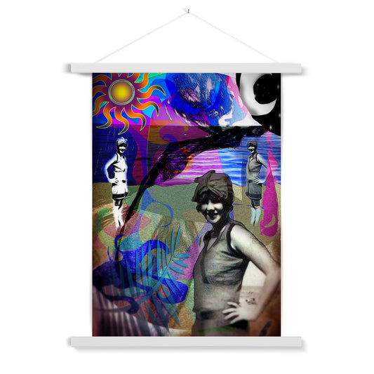 The Swimmer Fine Art Print with Hanger