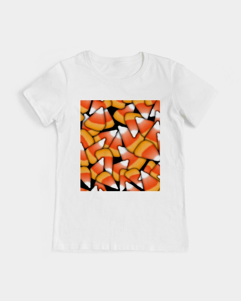 Candy Corn Pattern Women's Graphic Tee