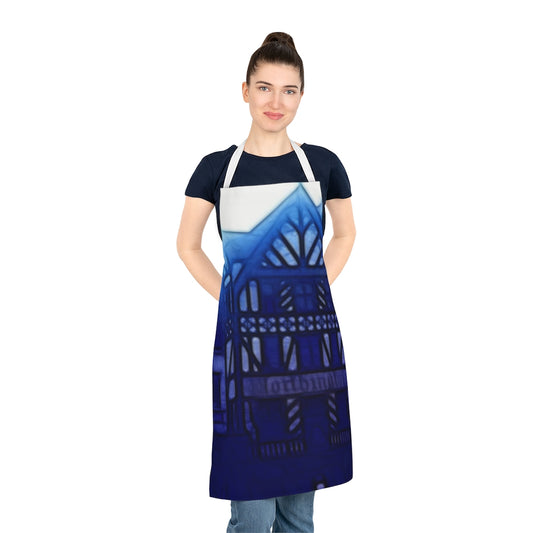Blue London Adult Apron