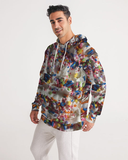 Rainbow Sprinkles On Whipped Cream Men's Hoodie