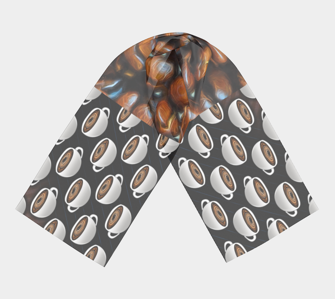 Coffee Long Scarf