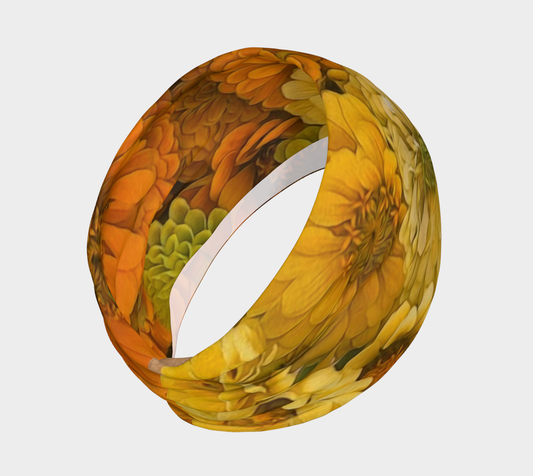 Yellow Zinnias Headband