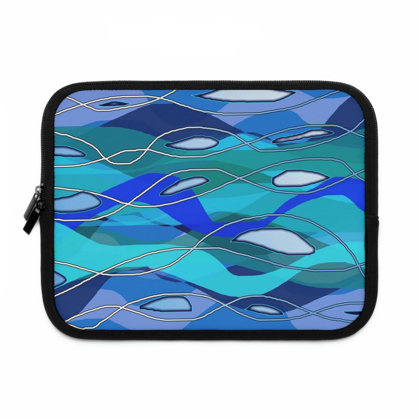 Wavy Blue Laptop Sleeve