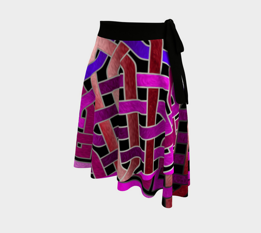 Pink Celtic Knot Square Wrap Skirt