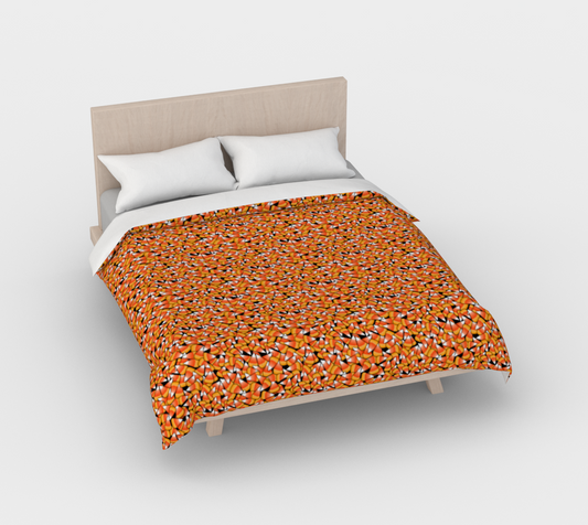 Fall Candy Corn Duvet Cover