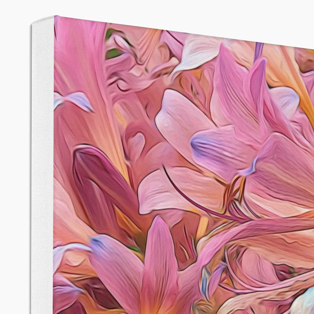 Pink Amaryllis Canvas