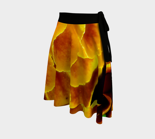 Marigold Close Up Wrap Skirt