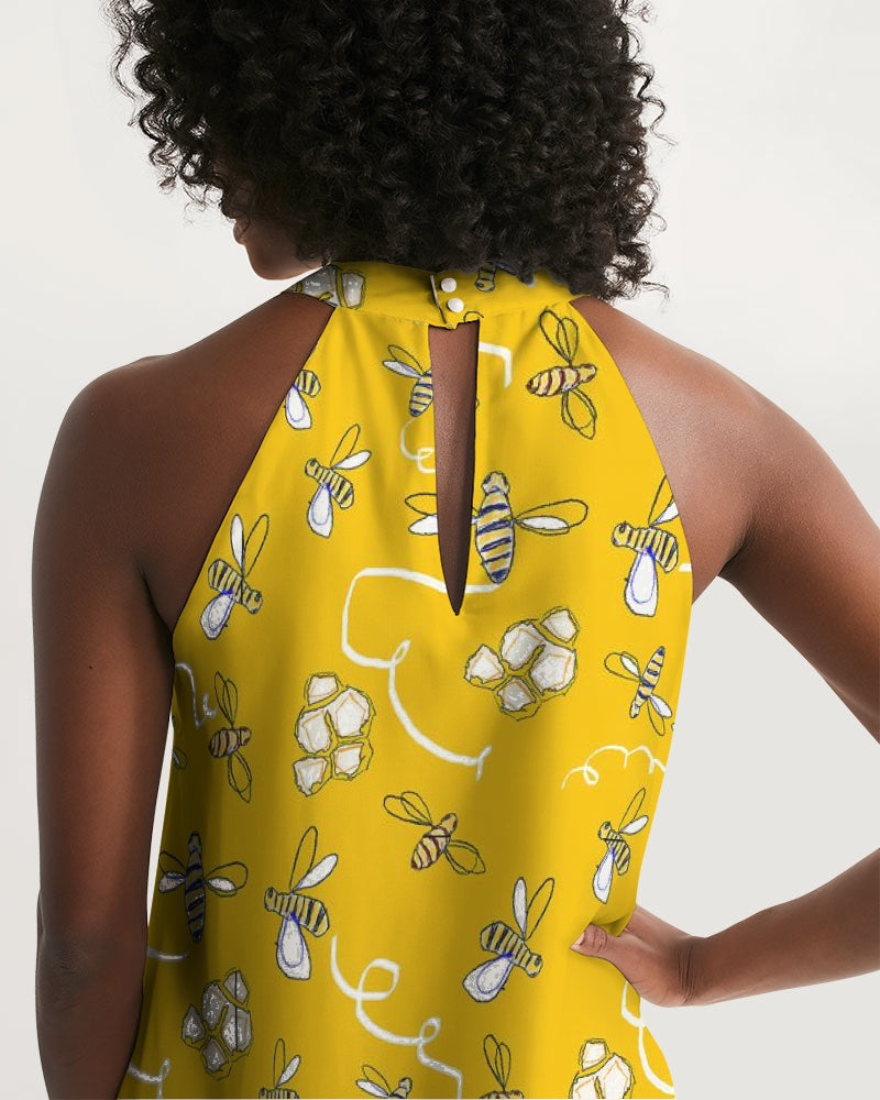 Honey B ees Women's Halter Dress