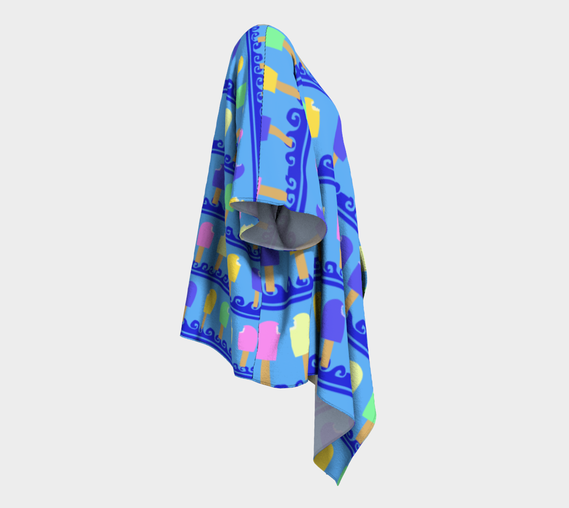 Ice Cream Bar Draped Kimono