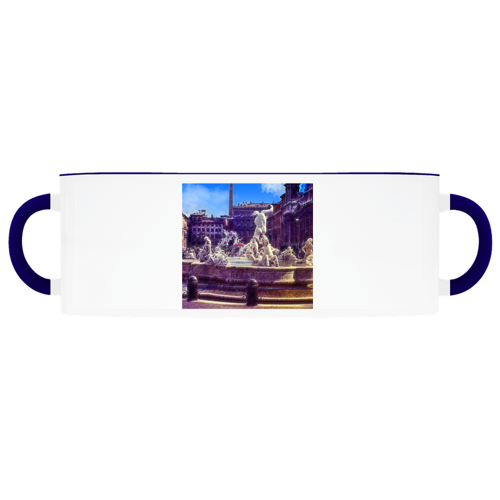Fountain In Italy Accent Mugs