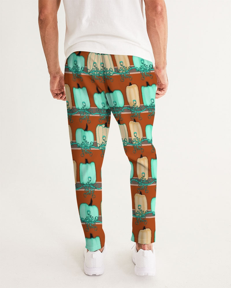 Blue Green Pumpkins Men's Joggers