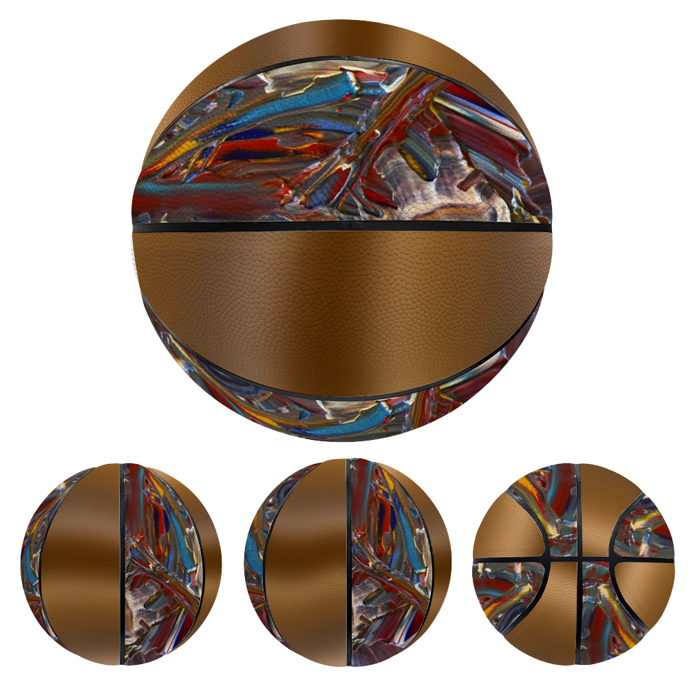 Coffee and Paint Customized Basketball for All Ages and Levels Custom Full Pads Personalized Basketball