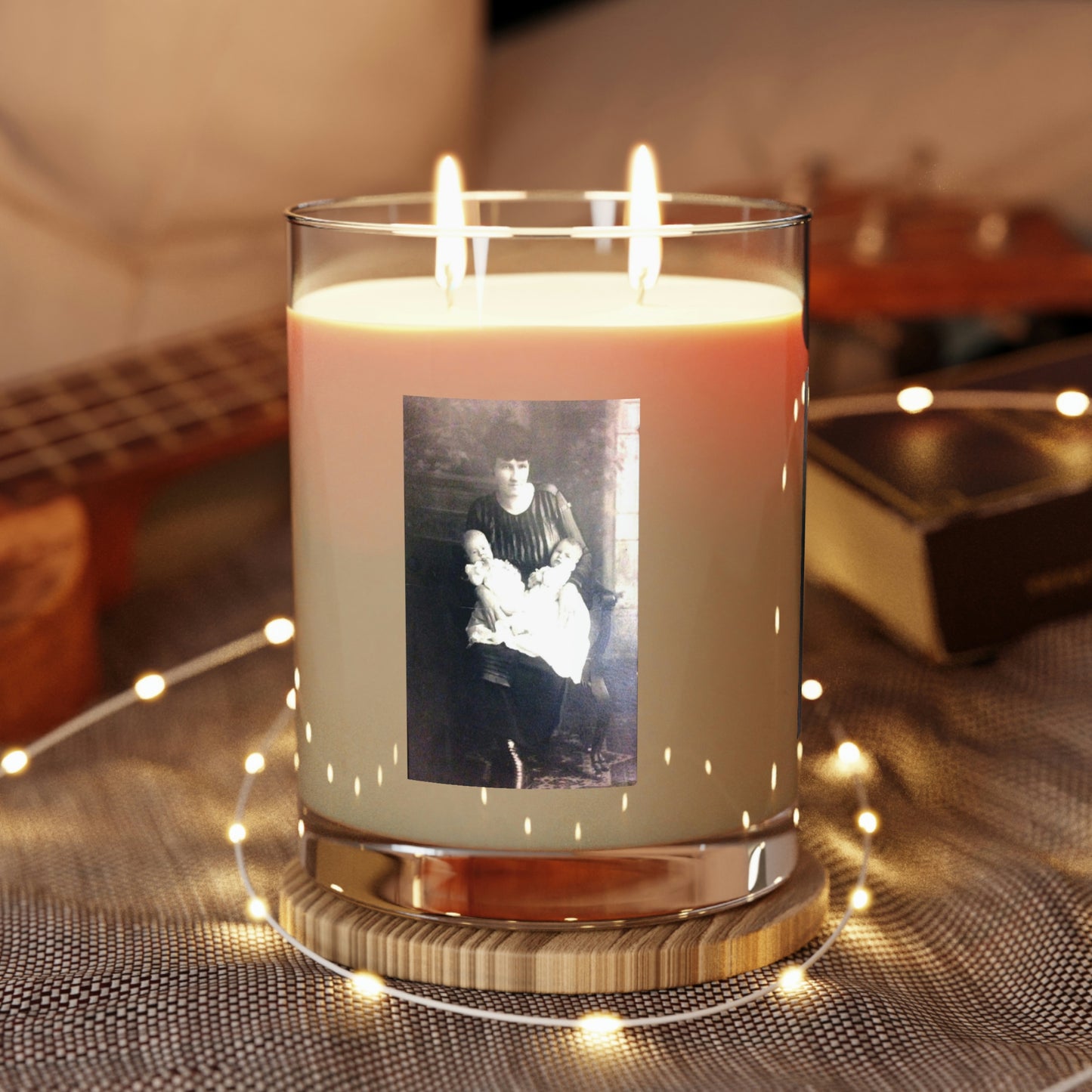 Early 1900s Mother with Twins Scented Candle - Full Glass, 11oz