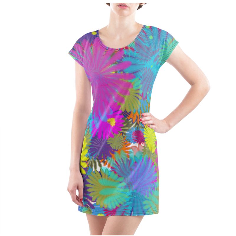 Daisy Festival Ladies Tunic T-shirt