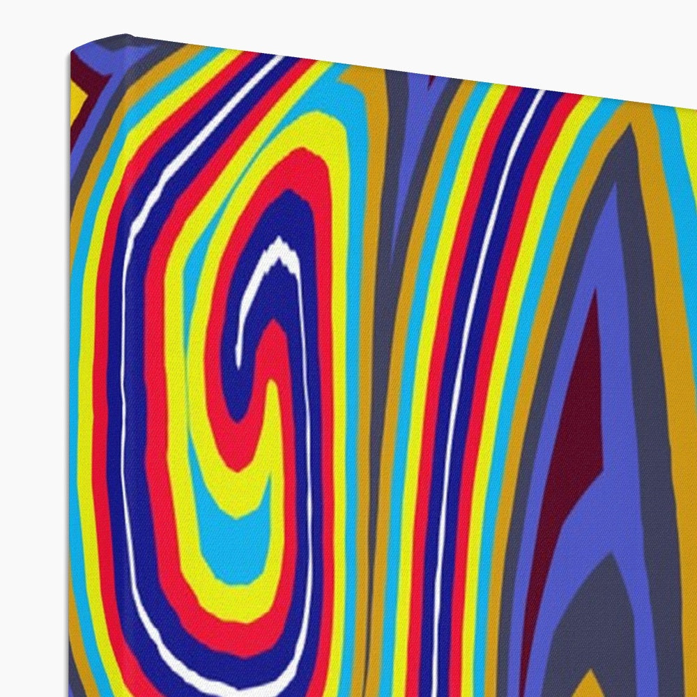 Curly Swirls Canvas