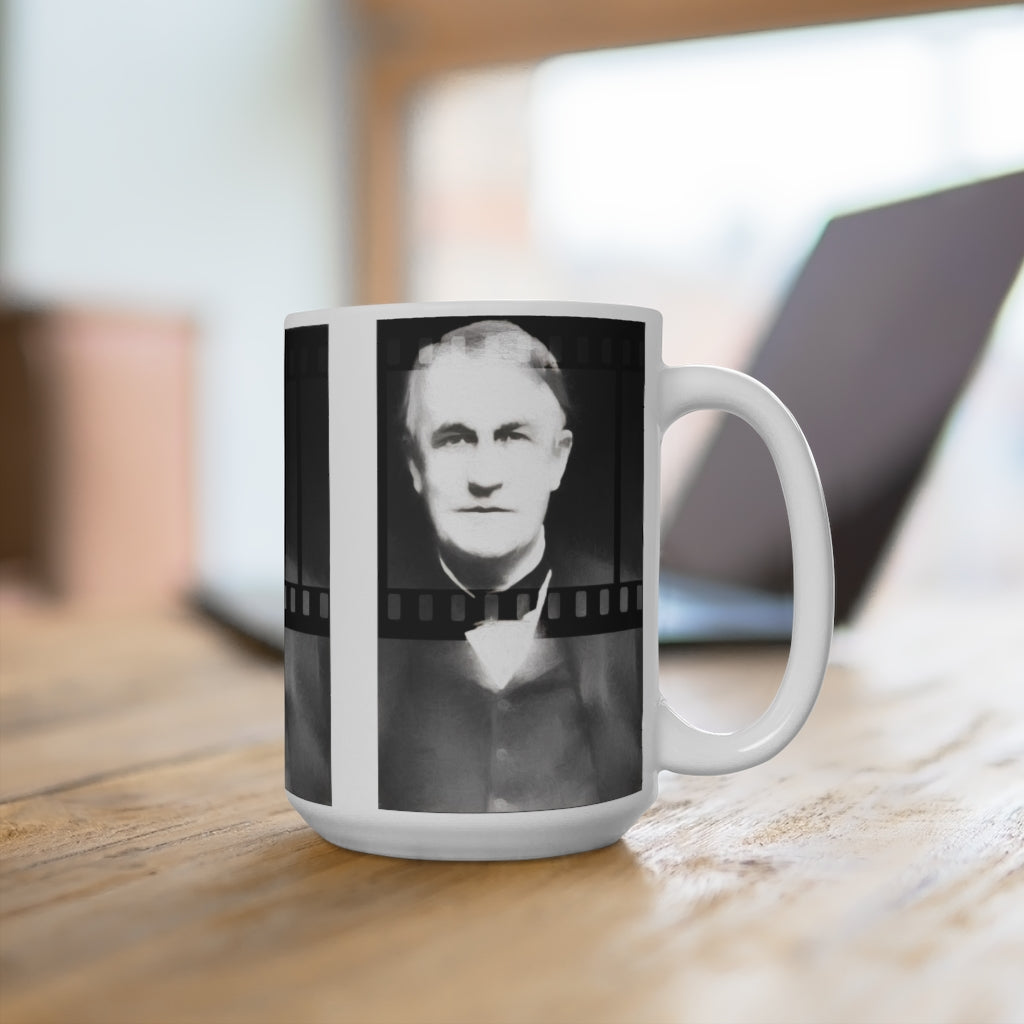 Silent Film Thomas Edison Ceramic Mugs (11oz\15oz\20oz)