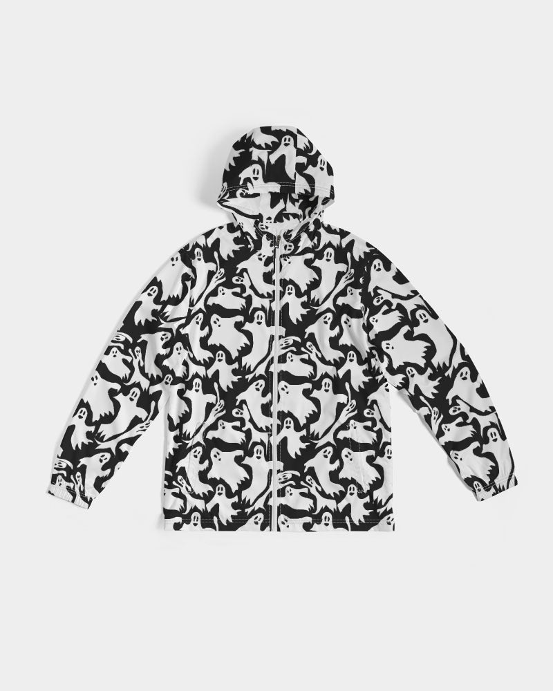 Ghosts Pattern Men's Windbreaker