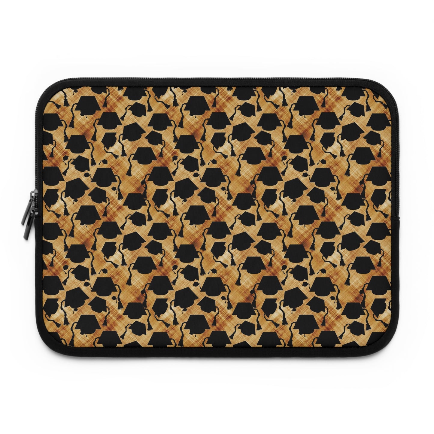Graduation Hats Pattern Laptop Sleeve