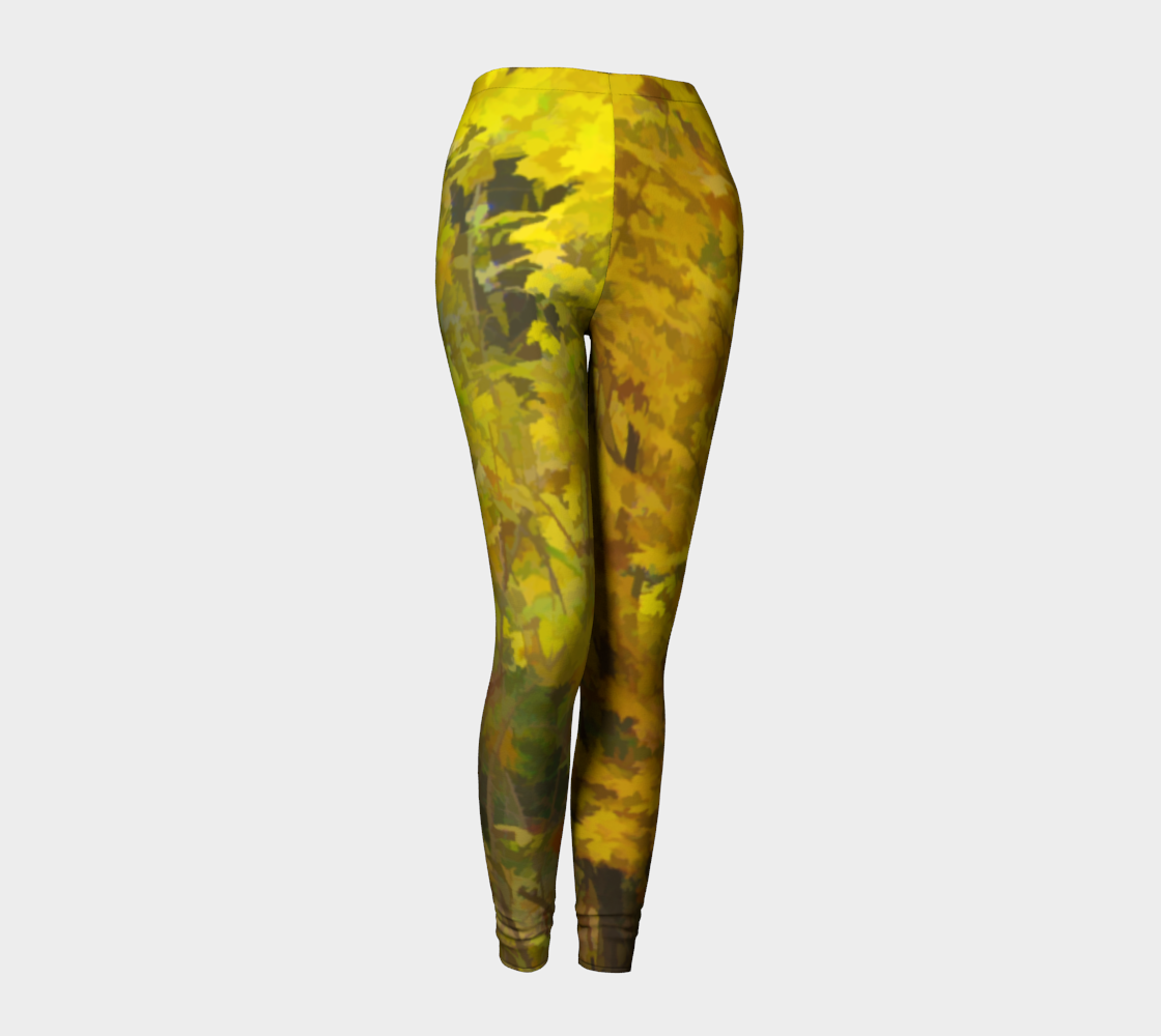 Fall Color Backyard Leggings