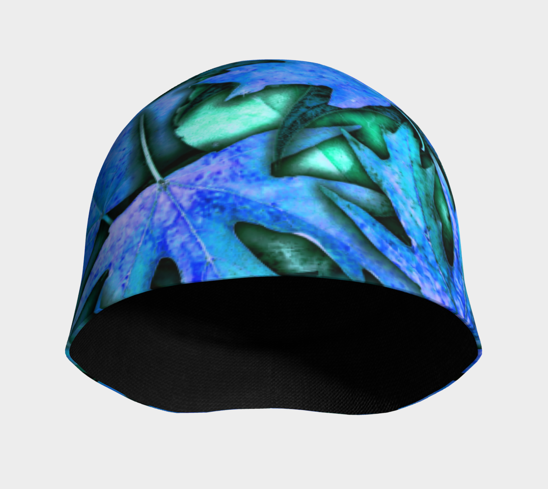Blue Fall Leaves Hat