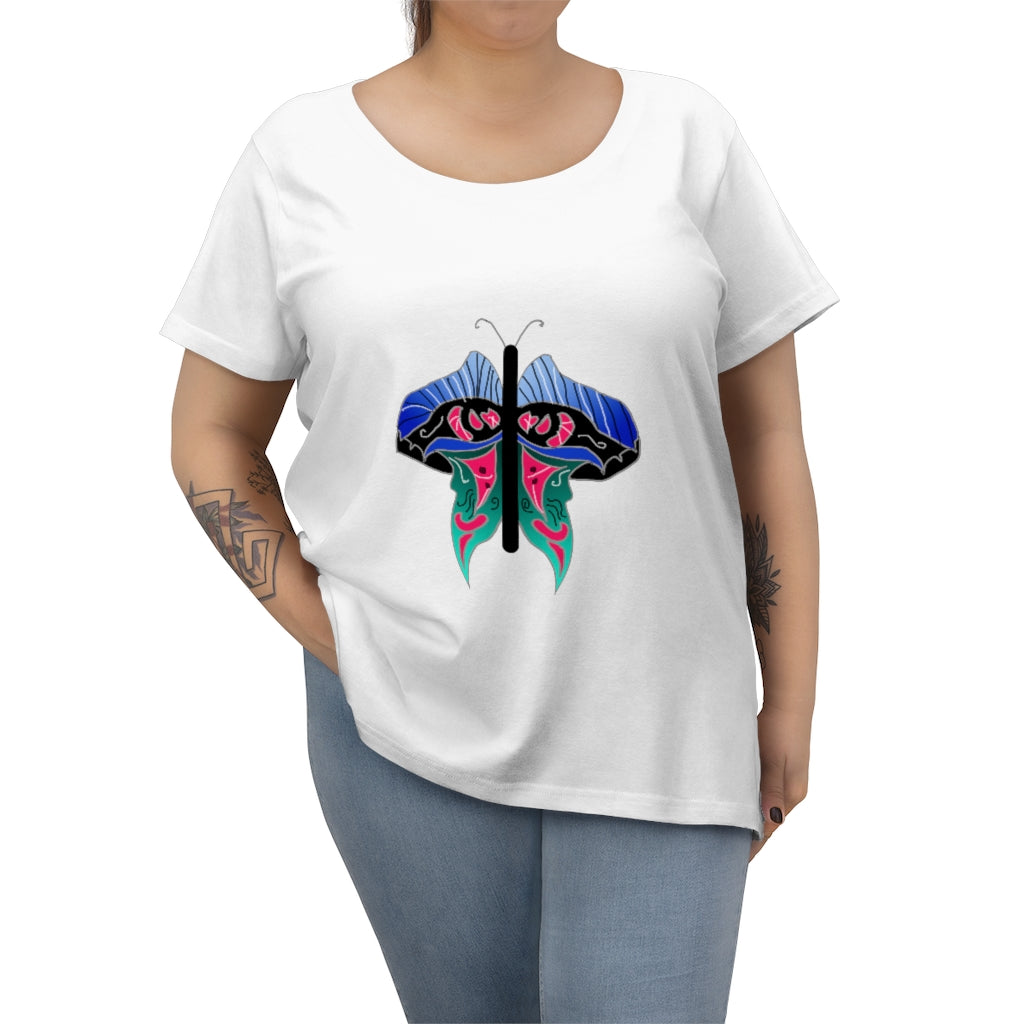 Butterfly 2 Women's Curvy Tee