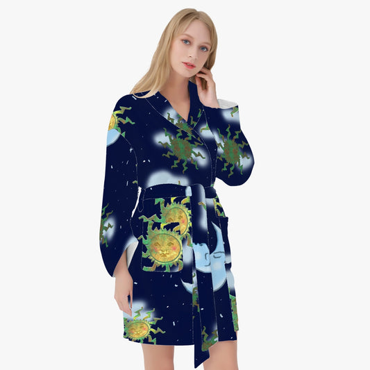 Antique Sun Women's Loose-fitting Bathrobe