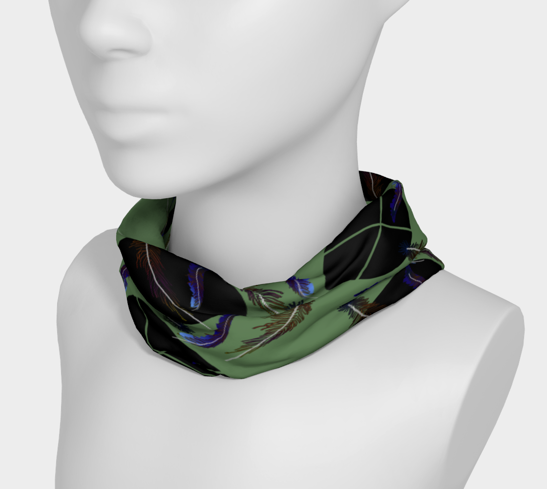 Feathers and Polkadots Headband
