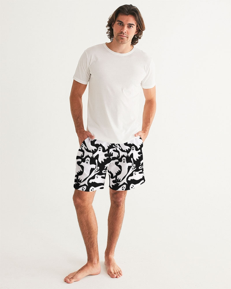 Ghosts Pattern Men's Swim Trunk