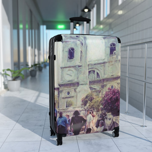 Spanish Steps In Rome Suitcases