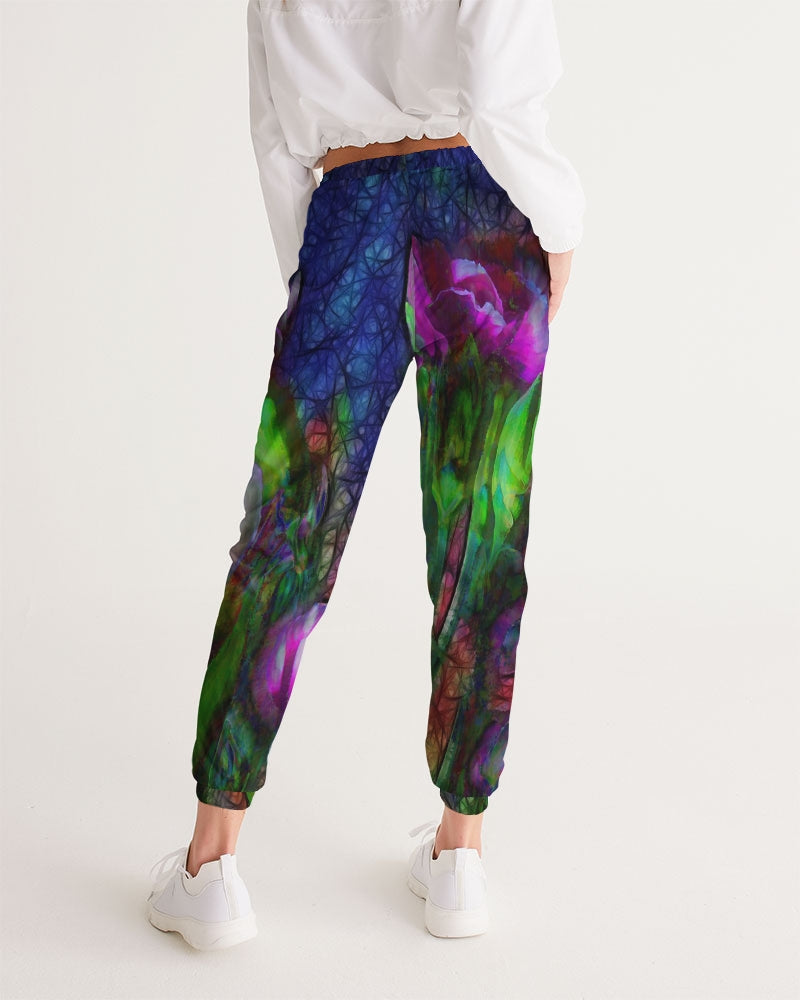 Abstract Pink Carnations Women's Track Pants