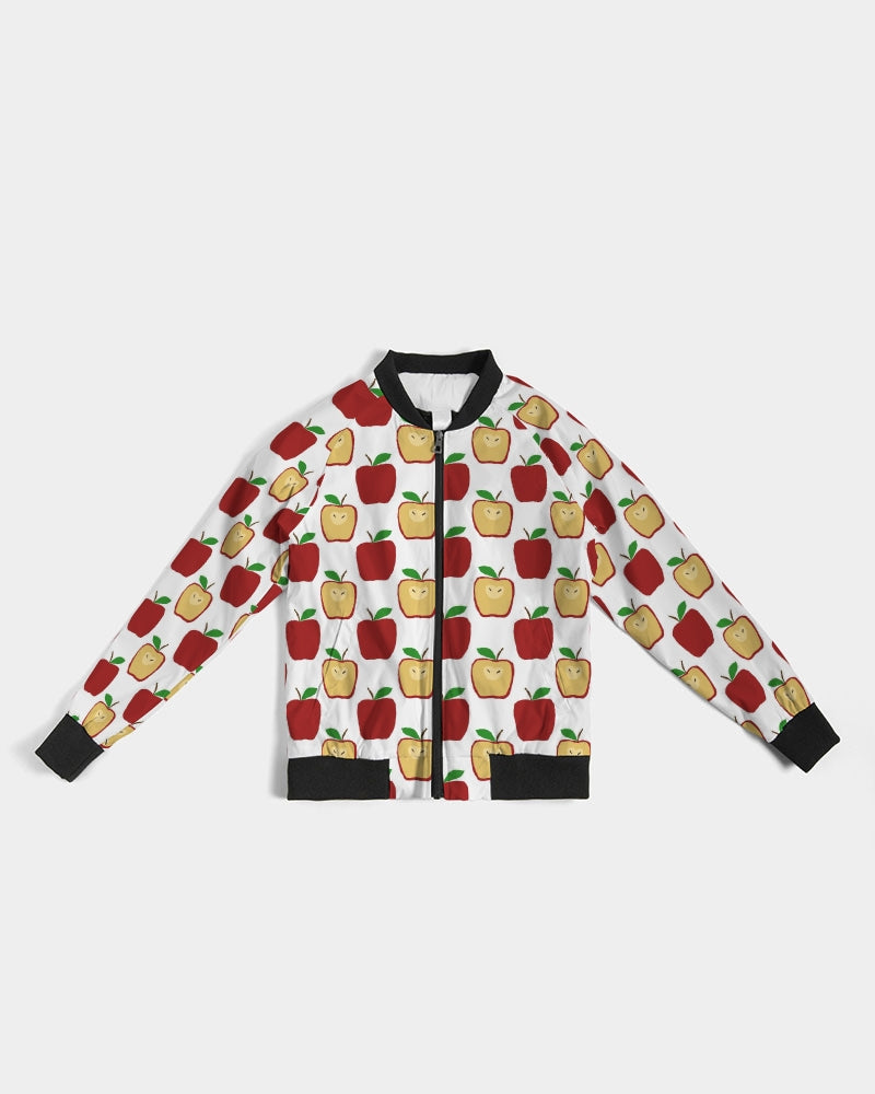 Apple Polkadots Women's Bomber Jacket