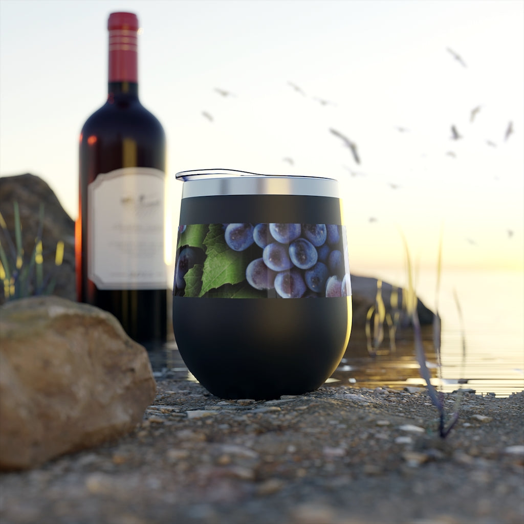 Grapes on the Vine Copper Vacuum Insulated Cup, 12oz