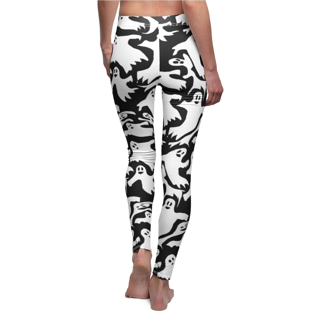 Ghosts Women's Cut & Sew Casual Leggings
