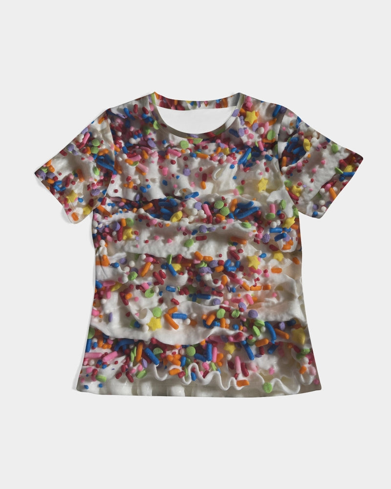 Rainbow Sprinkles On Whipped Cream Women's Tee