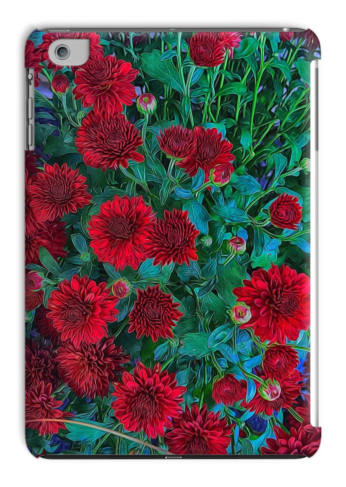 Red Mums Tablet Cases