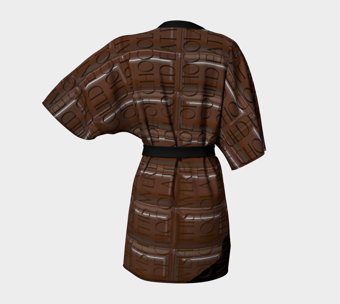 Chocolate Bar Kimono Robe