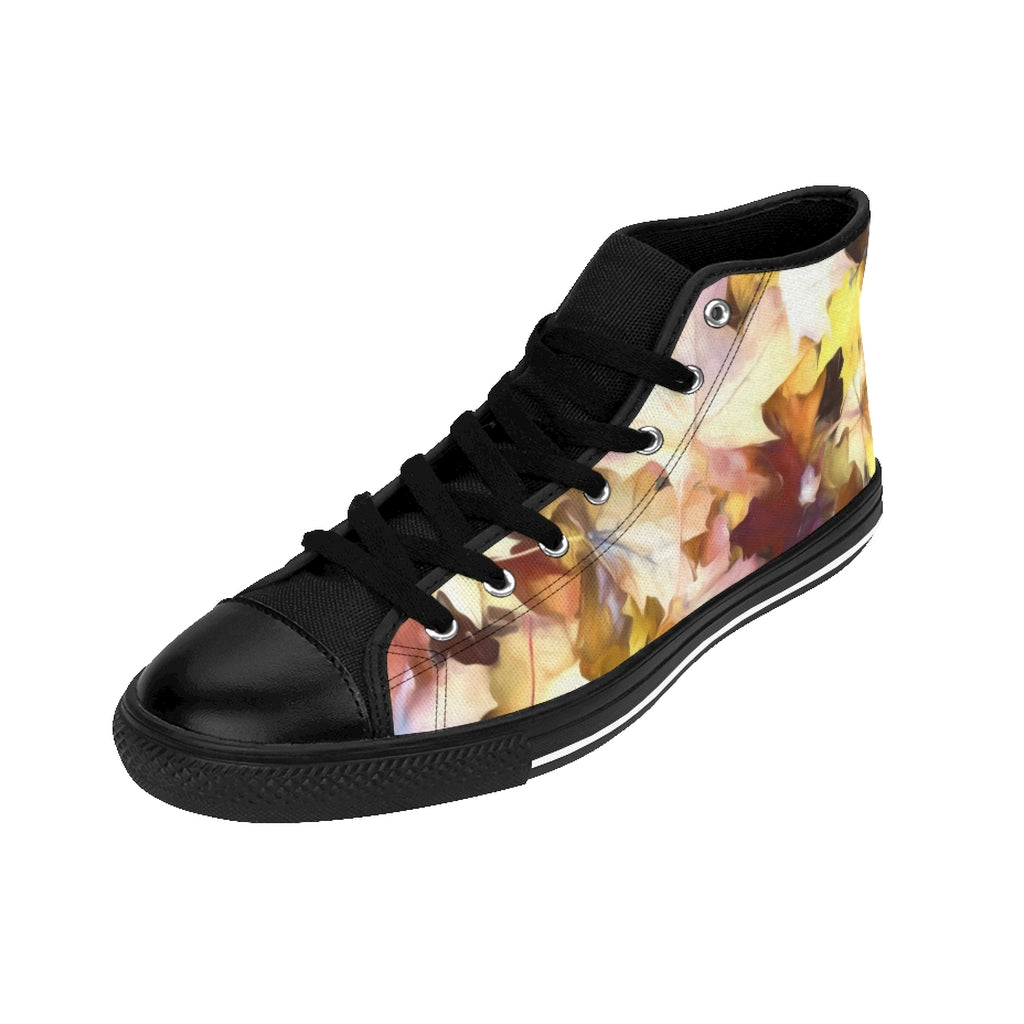 Fall Leaves Bright Women's High-top Sneakers