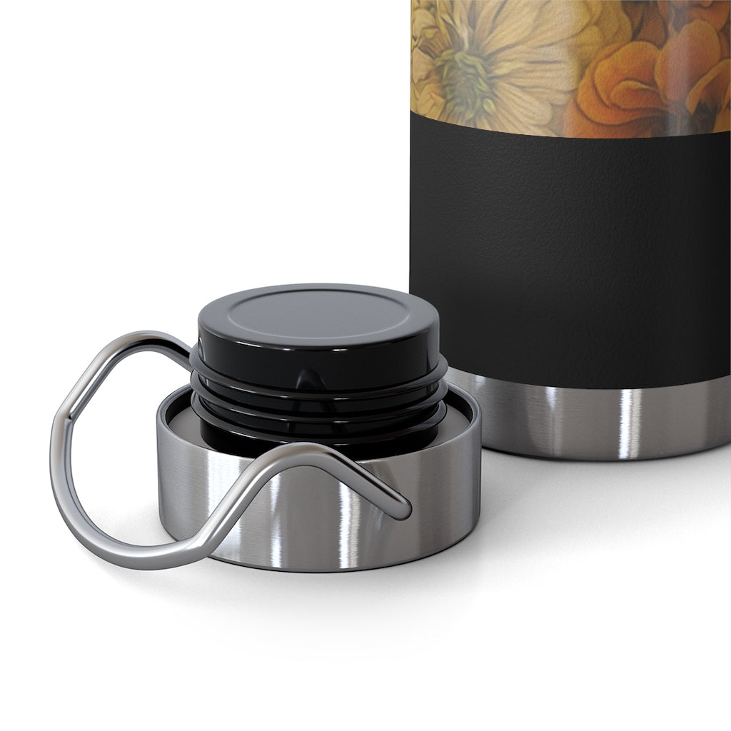 Yellow Zinnias 22oz Vacuum Insulated Bottle