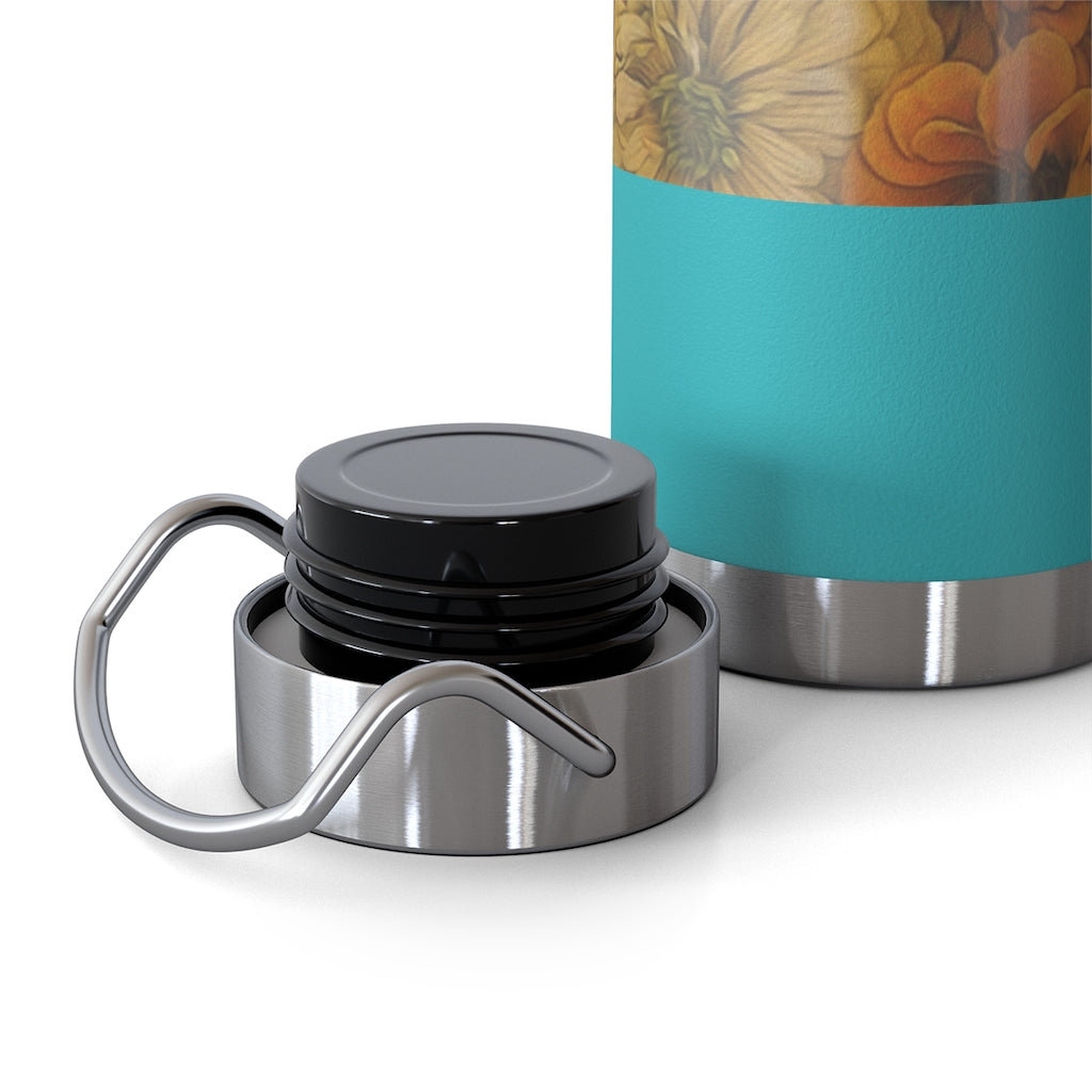 Yellow Zinnias 22oz Vacuum Insulated Bottle
