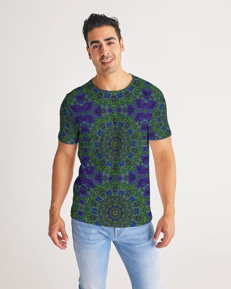 blue Green Ribbon Kaleidoscope Men's Tee