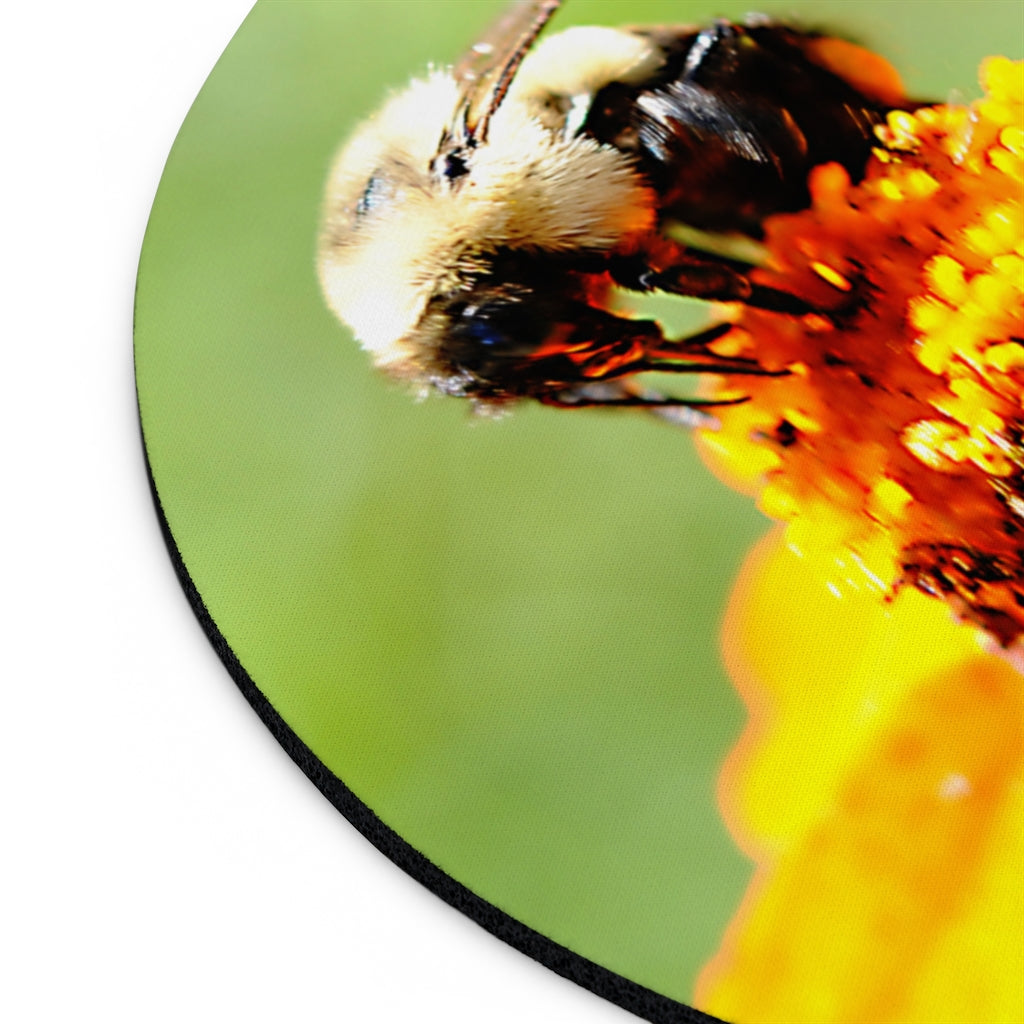 Bee On A Flower Mousepad