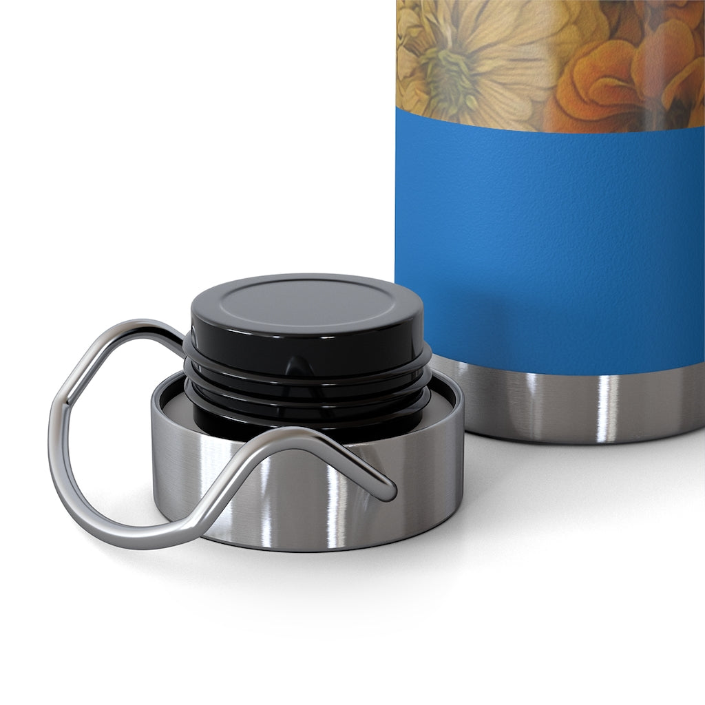 Yellow Zinnias 22oz Vacuum Insulated Bottle