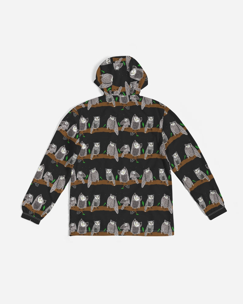 Owls Pattern Men's Windbreaker
