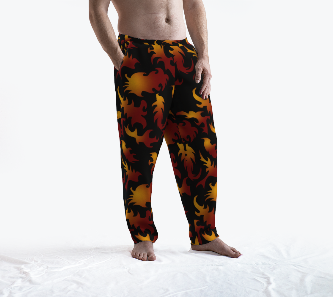 Flames Pattern Lounge Pants