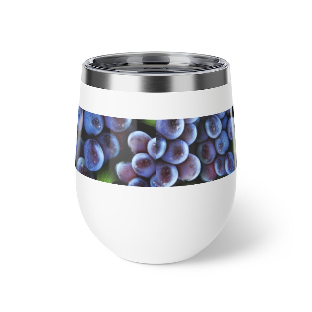 Grapes on the Vine Copper Vacuum Insulated Cup, 12oz
