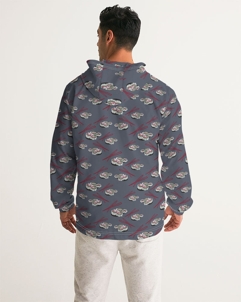 Sushi Pattern Men's Windbreaker