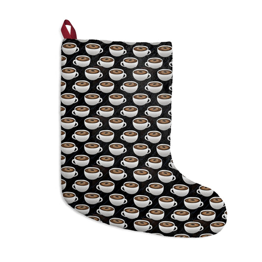 Coffee Pattern Christmas Stockings